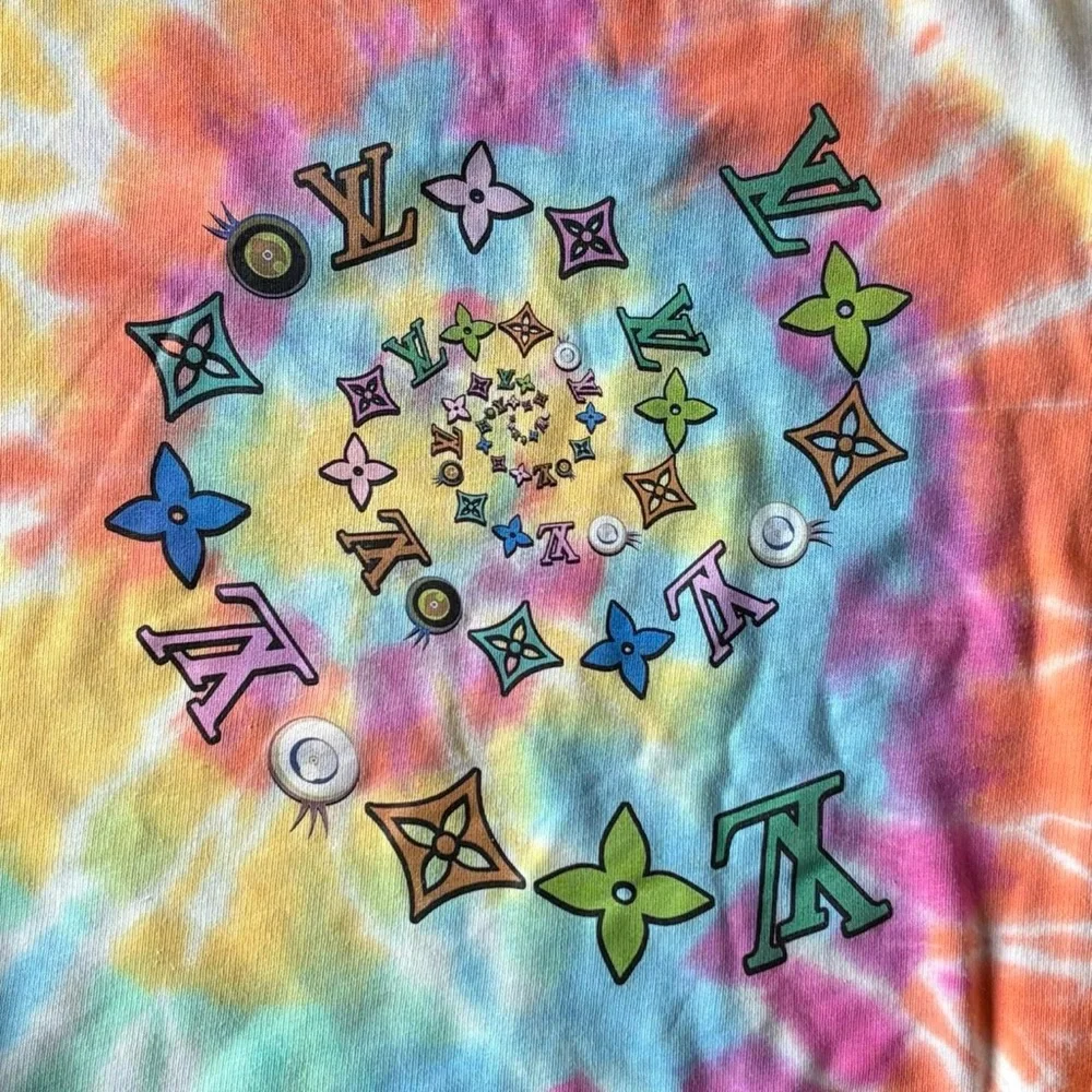 Partners in Crime LV Mongram Tie-Dye Hoodie